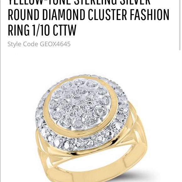 Men’s Big Real Diamond Ring Best Gift Unbeatable NOT CZ NOT MOISSANITE 100% REAL - Picture 3 of 4